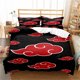 thumbnail image 1 of x2187 Bed SheetsRed Cloud Anime Cartoon Duvet Cover Sets Comforter Bed LinenKids Bedding Set Akatsuki Japan Twin Size Gift 3-Piece Bedding Set (1 Duvet Cover + 2 Pillow Shams) nj2187, 1 of 5