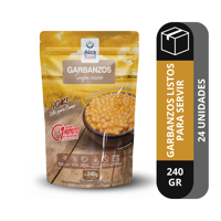 Garbanzos Sazón Casero Alcafood 24X 240 Gr