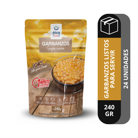 Garbanzos Preparados Alcafood 240 Gr