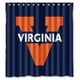 thumbnail image 1 of Cortina de ducha de los Virginia Cavaliers, juego de cortina de baño con ganchos, tamaño 66 x 72 pulgadas, 1 of 3