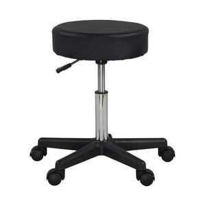 Maxcare - Piso Taburete Consulta Medica Sin Respaldo Negro