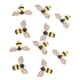 thumbnail image 4 of 10 piezas de aleación de la forma de abeja Rhinestone Flatback adornos decorativos 25 mm, 4 of 5
