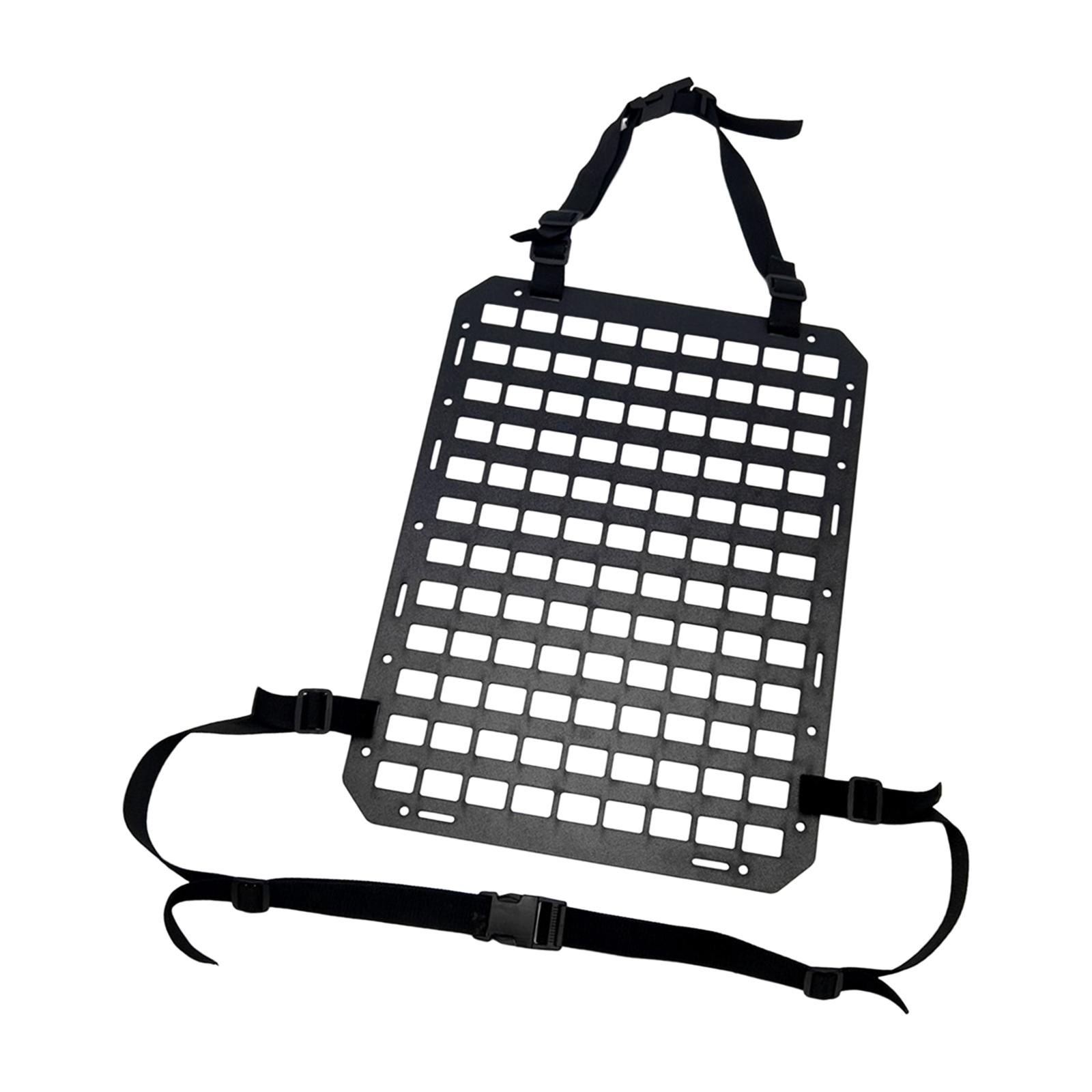 Magideal - Panel Molle Para Vehículos, Práctico Soporte De Almacenamiento, Piezas De Inserción, Respaldo Del Asiento, De Asiento Universal Fácil De In