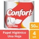 thumbnail image 4 of Papel Higiénico Confort Una Hoja 4 un 50 mt, 4 of 4