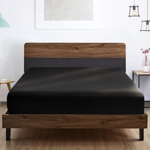 Sabanas Bajera 1,5 Plazas Negra Hogar Ultra Suave Hilos Aura Zeus