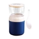 thumbnail image 5 of Lunch Pot Contenedor De Yogur Contenedor De Alimentos Aislado 2 Niveles Para Frutas Leche Azul, 5 of 5