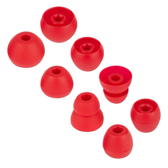 Almohadillas de silicona WKYMY Powerbeats Pro - Rojo, 4 pares