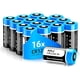 thumbnail image 1 of Batería AHJ CR123A de litio de 3 V, 1600 mAh, paquete de 16, 1 of 8