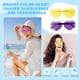 thumbnail image 4 of 14 pcs Hearte Sunglasses para mujeres, Rimless Love Shaped Sunglasses Transparente Colo Glasses, Birthday Floo Partey Favo, 4 of 7
