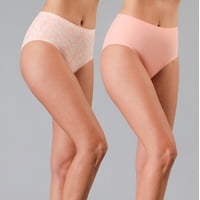 Pack 2X Calzon Maxi Micro Bonded Flores Mujer 25558-243