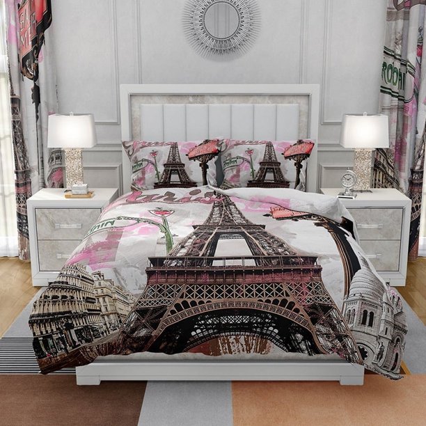 3D Floral Print Flowers Pattern Bedding Bed Set 3D Print Fashion Rose Daisy Lavender Bedding Sets Queen Duvet Cover & 2 Pillow Shams for Kids Teens Boys Girls Room Decor-228*228cm||37