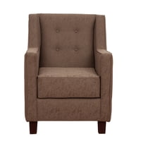 Muebles América - Poltrona Belen Lino Sidelli Café