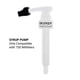 thumbnail image 2 of Bomba para jarabe Monin para botellas de 750 ml con tapa, blanca, 2 of 6
