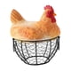 thumbnail image 3 of Cesta para huevos de gallina, contenedor de almacenamiento de huevos, alambre rústico para recolección de huevos frescos, cesta de almacenamiento para, 3 of 5