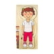 thumbnail image 3 of Rompecabezas de madera del cuerpo humano juguetes partes del cuerpo rompecabezas intercambiable Montessori rompecabezas de madera juguetes para niños , muchacha Chica, 3 of 5