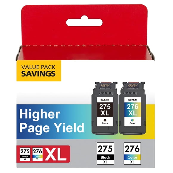 Cartuchos de tinta TECKKIN 275XL 276XL para impresora Canon PIXMA