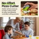 thumbnail image 2 of Cortador de pizza Kitchy con tapa protectora para cuchilla, color verde, 2 of 7