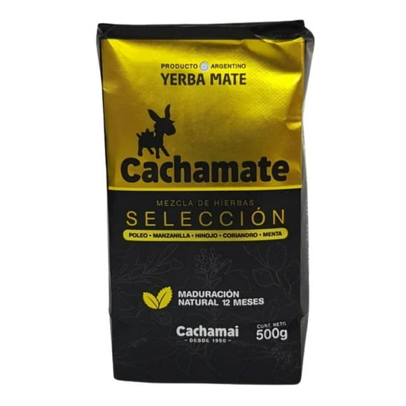 CACHAMATE YERBA MATE SELECCION MEZCLA DE HIERBAS 500g