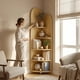 thumbnail image 2 of Organizador Repisa Estante Esquinero Librero Decoraciones Madera, 2 of 7