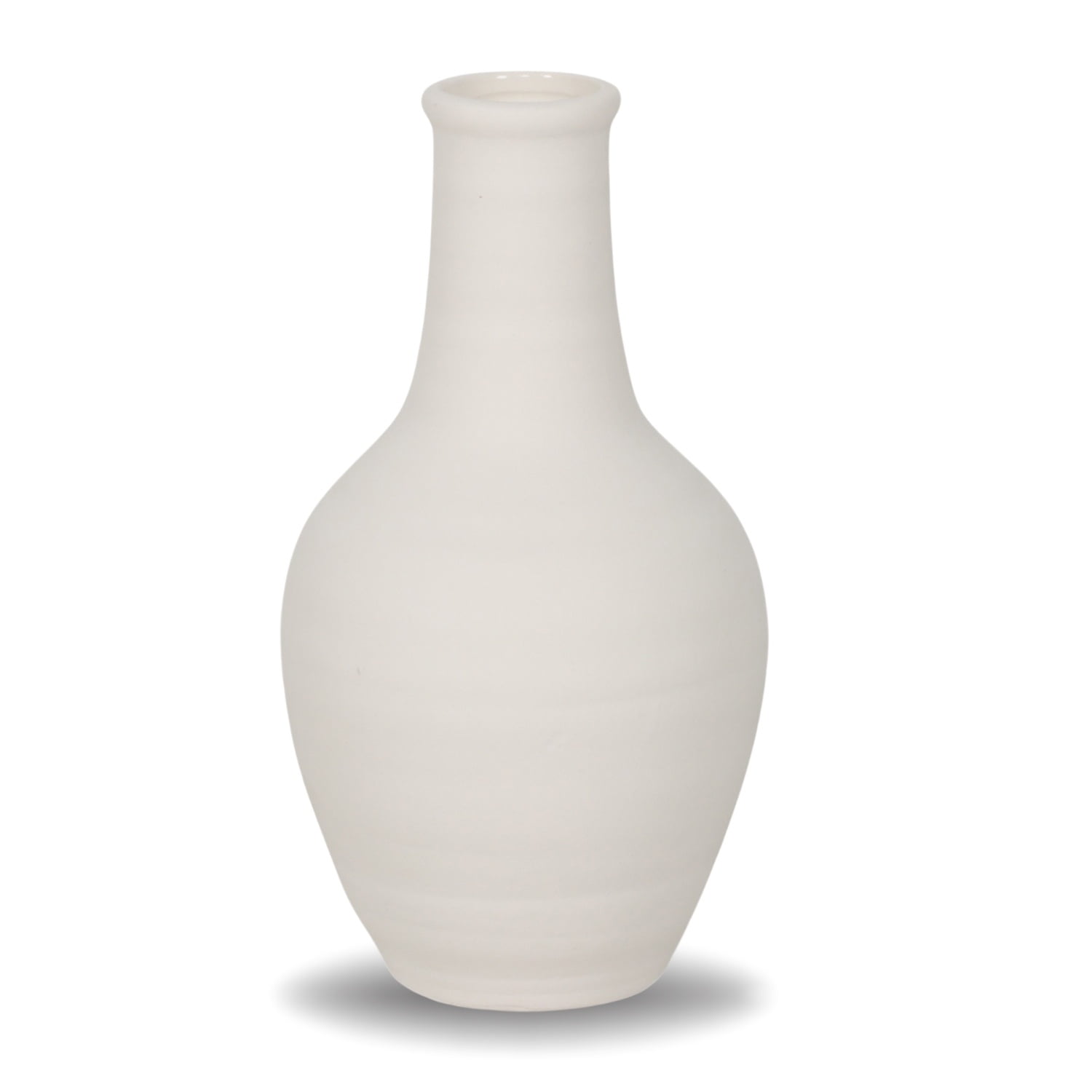 Inspiracci - Florero Cerámica Blanco 17cm