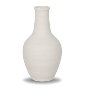 Inspiracci - Florero Cerámica Blanco 17Cm