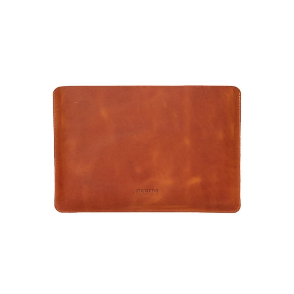 Funda para Portátil INCARNE 16" Cuero Cognac para MacBook Pro