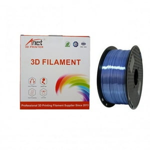 Anet - Filamento Pla+ Azul Oscuro Seda 1.75Mm 1Kg Para Impresora 3D