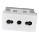 thumbnail image 2 of Modulo Tomacorriente 10/16A 250V Blanco, 2 of 3