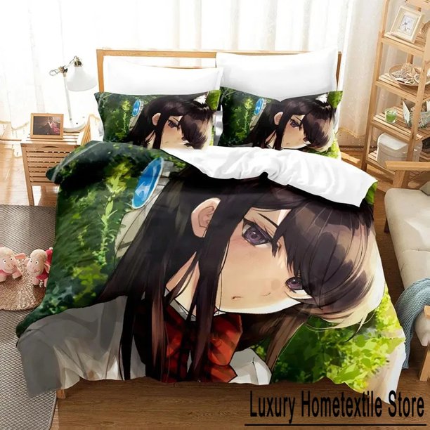 Komi-san wa, Komyushou desu Bedding Set Boys Girls Size Duvet Cover Pillowcase Bed Kids Adult Home Textiles Bed Sheets