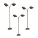 thumbnail image 3 of 3x Iron T Bar Earring Necklace Jewelry Display Stand Rack Copper-Leave, 3 of 5