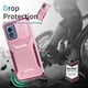 thumbnail image 4 of Funda Resistente para Motorola Moto G22 con Tapa Deslizante y Protección Militar Rosa, 4 of 6