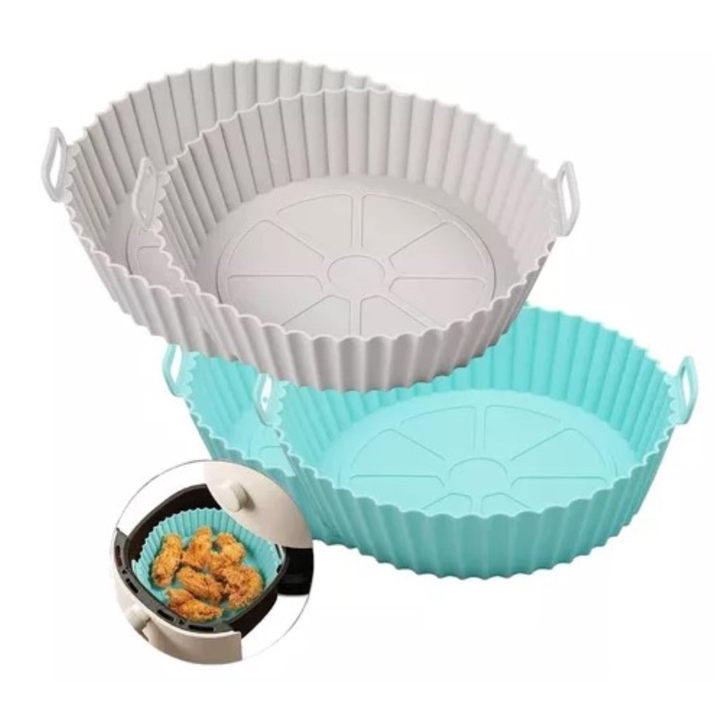 Arcashopping - Pack X4 Molde Silicona Antiadherente Para Freidora De Aire