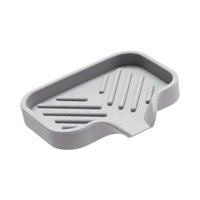 Bothyi - Jabonera Con Autodrenaje, Bandeja Para Esponja Y Jabón Para Lavabo, Encimera De Baño, Tamaño Pequeño