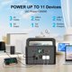 thumbnail image 4 of Estación de energía portátil powkey R1000 de 740 Wh, 800 W, 110 V, 4 of 9