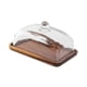 thumbnail image 1 of Soporte Para Tartas Con Tapa De Cristal, Mantequillera, Plato De Postre Para Bodas, Madera De Acacia, 1 of 5