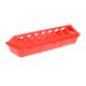 thumbnail image 5 of Alimentador De Aves De Corral Comedero De Pollo Contenedor De Tapa Abatible De Plástico Rojo, 5 of 5