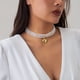 thumbnail image 1 of Gorgeous Pearl Gem Water Drop Pendant Necklace - Perfect for Women's Fashion!, 1 of 5