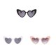 thumbnail image 1 of 3pcs Moda Mujer Gafas De Sol En Forma De Corazón Gafas Ojo De Gato Hippy, 1 of 2