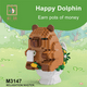 thumbnail image 3 of Juguete Mini Bloques Armables Niños Capibara en Trono Happy 3d 610 Pcs, 3 of 3