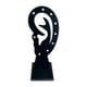 thumbnail image 5 of Soporte De Exhibición De Aretes En Forma De Oreja Organizador De Tachuelas De Acrílico Negro, 5 of 5