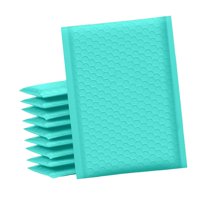 Ioensy - 100 Sobres De Burbujas De 6 Pulgadas X 10,5 Pulgadas, Bolsas De Envío Para Joyería, Suministros De Maquillaje, Color Verde