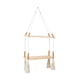 thumbnail image 2 of Estante De Madera De Colgante De Pared De Boho Macrame, 2 of 5