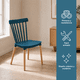 thumbnail image 3 of Pack 2 Sillas Windsor de Comedor - Turquesa, 3 of 8