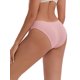 thumbnail image 3 of INSPIRE CHIC Ropa interior de mujer de cintura baja que levanta los glúteos, hilo de algodón cómodo y transpirable, 5 paquetes L 5 rosa, 3 of 5
