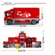 thumbnail image 3 of Camion Taller con Auto F1 ROJO, compatible Lego, 3 of 7