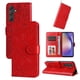 thumbnail image 5 of Funda tipo cartera FOXDOCK para Samsung Galaxy A55 , diseño girasol en relieve, cuero PU, cierre magnético, soporte y tarjetero, 5 of 5