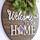 thumbnail image 4 of Letrero de bienvenida para puerta de entrada, decoración RoseCraft, intercambiable, 4 of 7