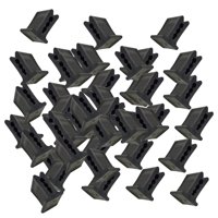 Ioensy - 100 Uds Abrazaderas Para Invernadero Clips De Película Clips Para Lona Negra Accesorios Ligeros