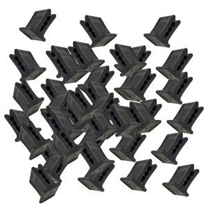 Ioensy - 100 Uds Abrazaderas Para Invernadero Clips De Película Clips Para Lona Negra Accesorios Ligeros
