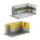 thumbnail image 2 of 2 Piezas 1:32 Estacionamiento Modelo Coche Diecast Garaje Escena Estilo I, 2 of 5